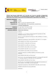 Real Decreto 1065/2007, de 27 de julio