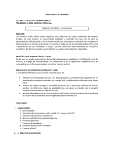 Derecho Procesal Civil Especial