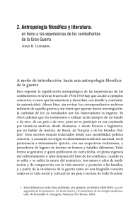 2. Antropología filosófica y literatura