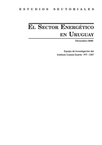el sector energético en uruguay