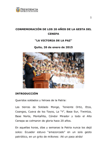 2015-01-26 gestacenepa - Presidencia de la República del Ecuador