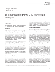 El electrocardiograma y su tecnología