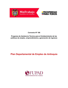Plan de Empleo de Antioquia