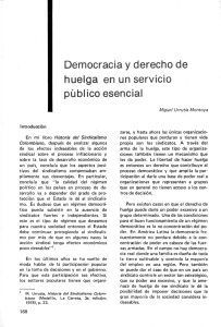 Democracia y derecho de huelga en un servicio p&uacute;blico esencial