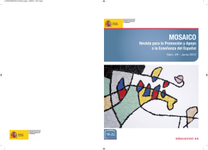 Mosaico 29 (junio 2012) - Ministerio de Educación, Cultura y Deporte