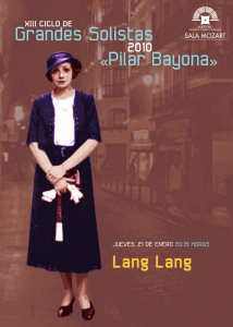 Lang Lang - Auditorio de Zaragoza