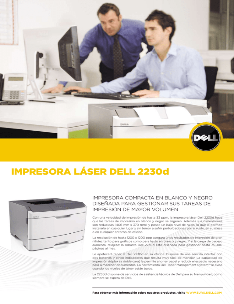 IMPRESORA LÁSER DELL 2230d