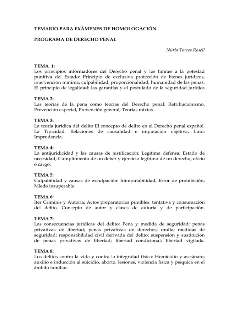 Derecho Penal Derecho Penal