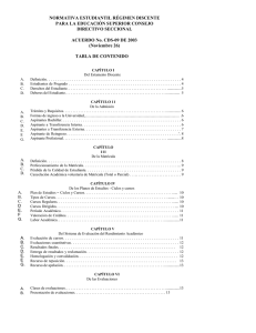 Reglamento estudiantil pregrados - Universidad Pontificia Bolivariana