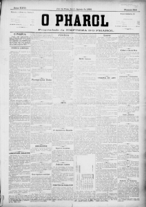 Anno XXVI Juiz de Fora, 14 de Agosto de 1892 Numero 218