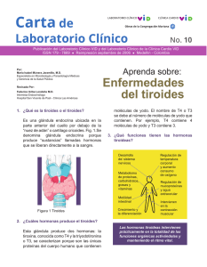 Carta Laboratorio 10 Tiroides.indd