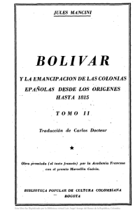 bolivar - Actividad Cultural del Banco de la República
