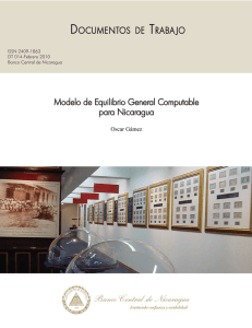 Modelo de Equilibrio General Computable para Nicaragua