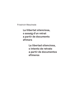Friedrich Meschede «La libertad silenciosa, o intento de retrato a