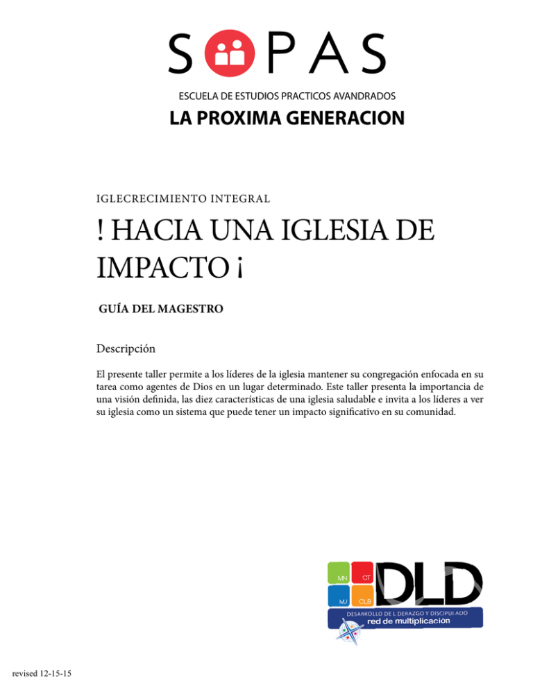 ! hacia una iglesia de impacto