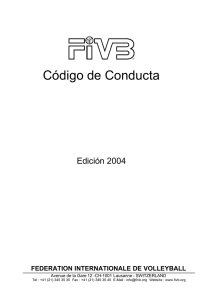 FIVB Code of Conduct