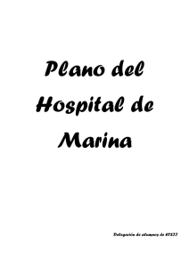 Plano del Hospital de Marina