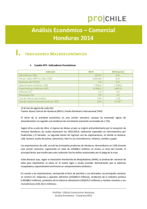 Análisis Económico – Comercial Honduras 2014