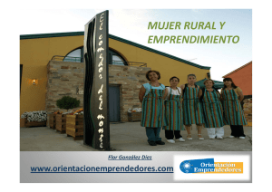 mujer rural y emprendimiento - Ministerio de Agricultura