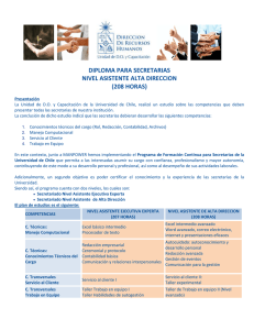 Programa Secretarias Nivel Alta Dirección