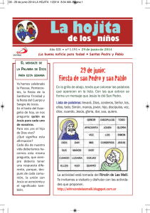 la hojita - Editorial San Pablo