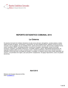Reportes Comunales - Biblioteca del Congreso Nacional de Chile