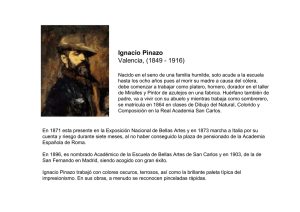 Presentación Pinazo, Delacroix y Turner