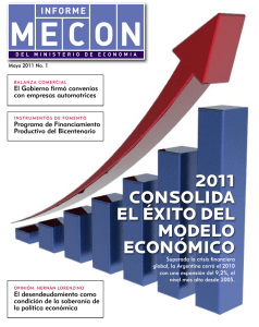 2011 consolida el éxito del modelo económico