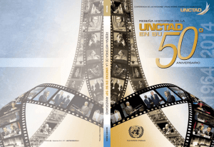 Reseña histórica de la UNCTAD en su 50º aniversario