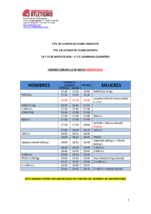 HOMBRES MUJERES - Federación riojana de atletismo