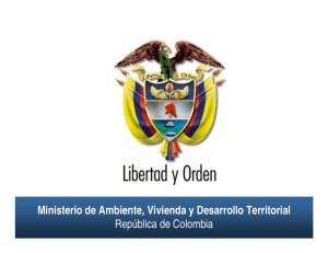 Ministerio de Ambiente, Vivienda y Desarrollo Territorial República