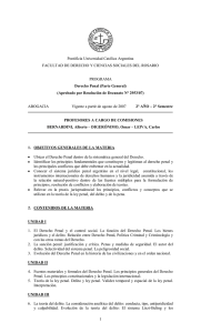 Derecho Penal (Parte General) - Universidad Católica Argentina