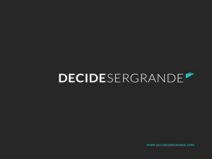 Diapositiva 1 - decidesergrande.com