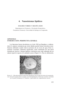 4. Nanosistemas lipídicos - Anales de la Real Academia Nacional