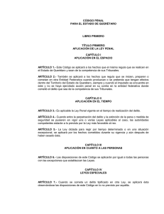 código penal - Tribunal Superior de Justicia del Estado de Querétaro