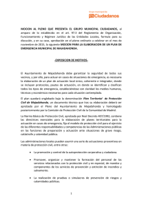 2015-11-24 moción c´s. plan de emergencia