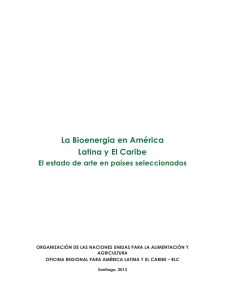 La bioenergia en América Latina y el Caribe