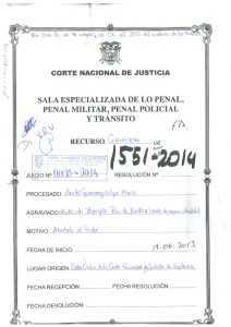 Oo9~ ~9wHt - Corte Nacional de Justicia
