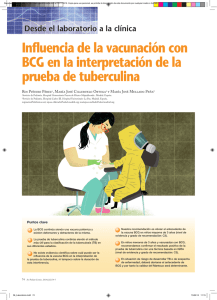 Influencia de la vacunación con BCG en la interpretación de la