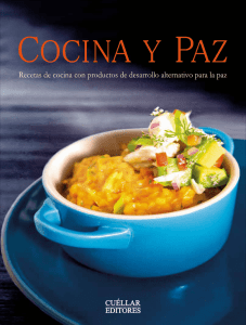 Libro Cocina y Paz