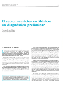 El sector servicios en México: un diagnóstico preliminar