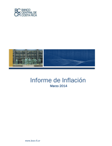 Informe de Inflación - Banco Central de Costa Rica