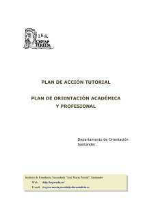 plan de acción tutorial plan de orientación
