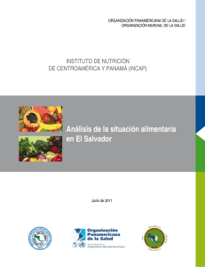 Análisis de la situación alimentaria en El Salvador