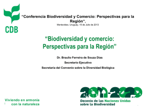 Biodiversidad y comercio: Perspectivas para la Región