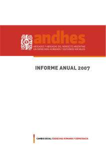 informe anual 2007
