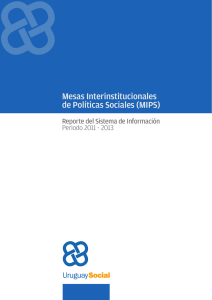 Mesas Interinstitucionales de Políticas Sociales (MIPS).