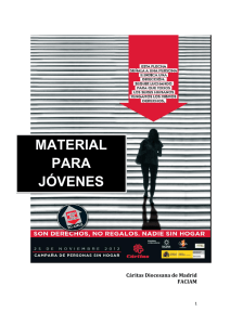 material para jóvenes - Cáritas Diocesana de Zaragoza