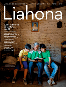 Liahona, abril de 2016 - The Church of Jesus Christ of Latter