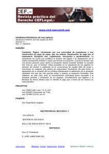 Sentencia de la Audiencia Provincial de Valladolid